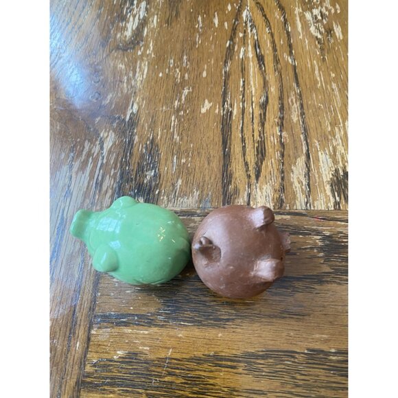 Vintage Ceramic Pig Miniature Figurines Set of 2 - Picture 2 of 6